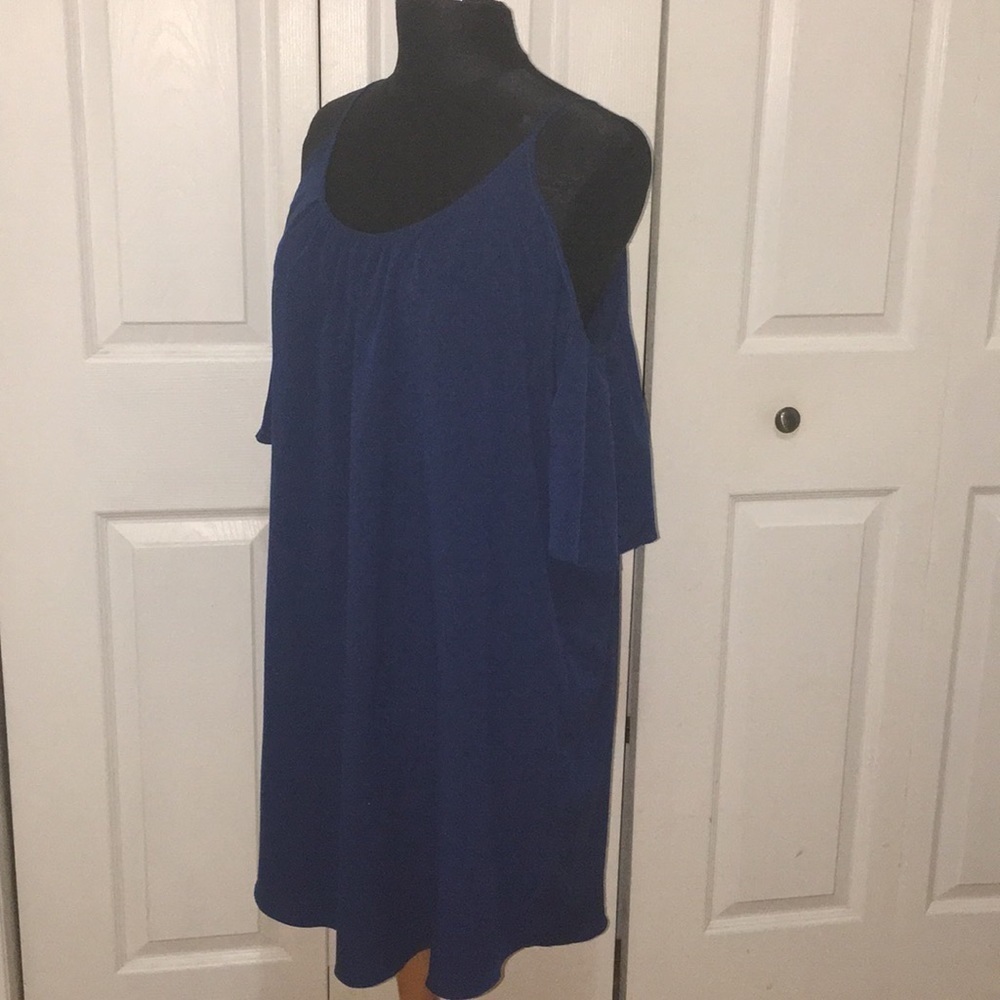 French Connection Crepe Light Cold Shoulder Dress